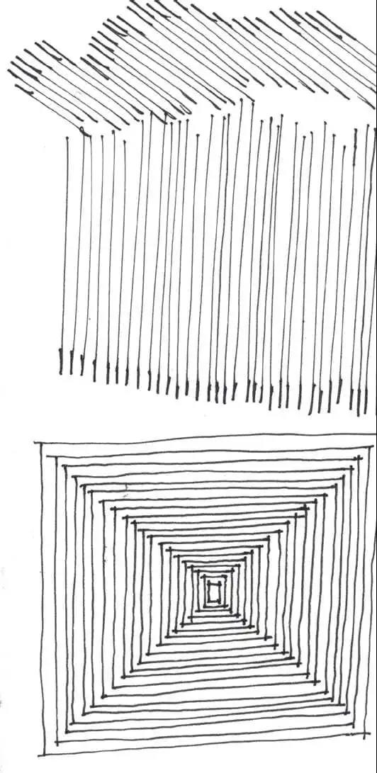 线条不会正确练习分步骤讲解直线排列与练习其实排线很简单